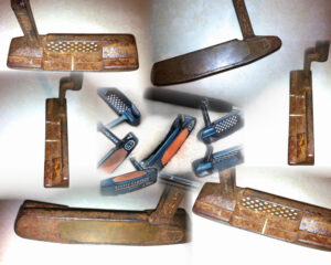 Cameron Rusted to Renovated Blue Finish Collage