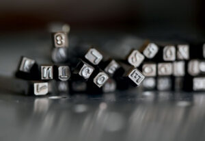 Custom Hand Letter Stamping